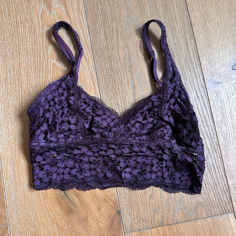 Aerie Purple Lace Bralette